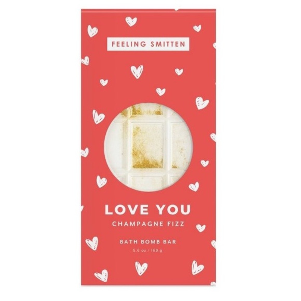 🔥5/$25🔥Feeling Smitten Love You Champagne Fizz Bath Bomb Bar